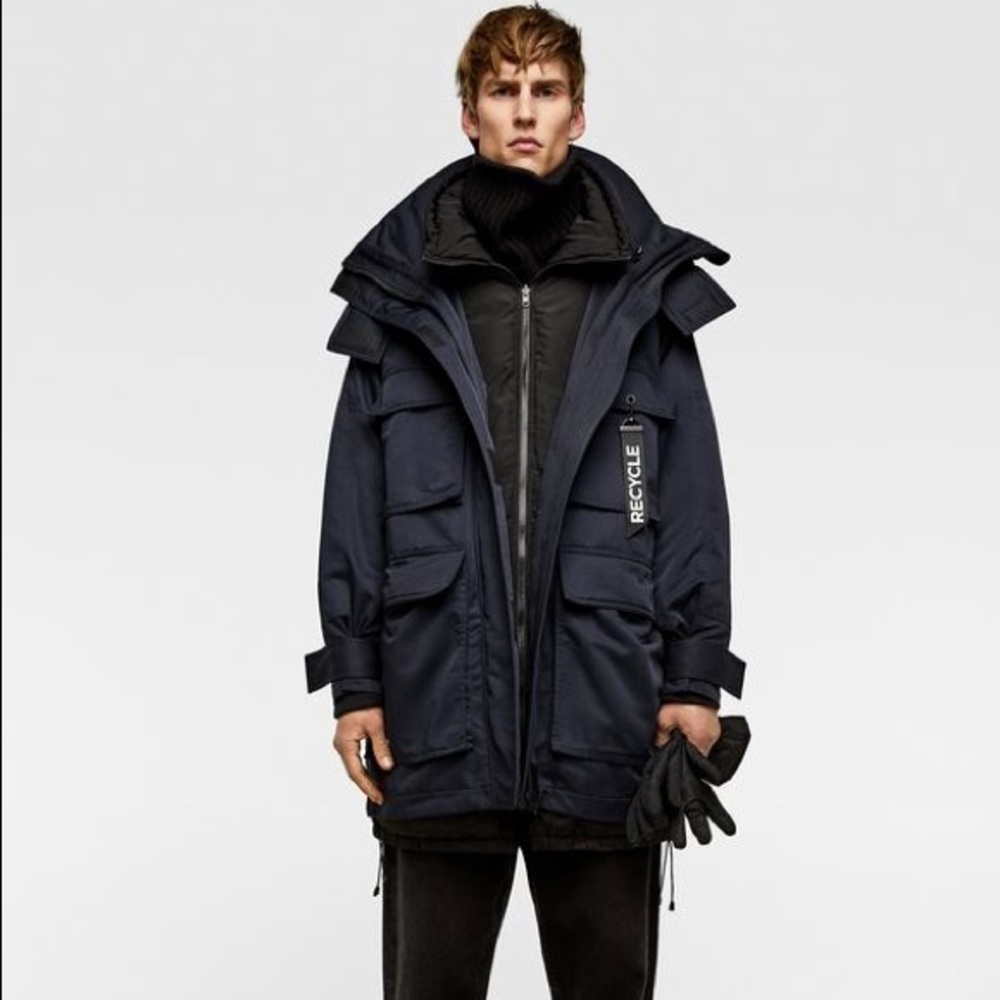 Zara puffer coat limited edition